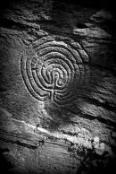 Labryinth Rock Carving Rock Valley North Cornwall