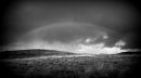 Black and white rainbow near Vixen Tor Dartmoor