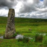 Menhir at Drizzlecombe