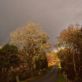 Stormy skies near Whitchurch down November 2017