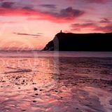 Bradda Head Sunset (panoramic)