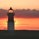 Point of Ayre Golden Sunset