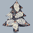 PINE CONES IN BLUE (C29)