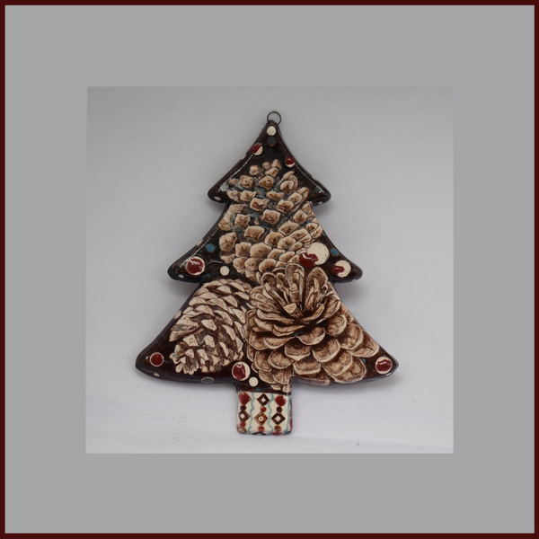 PINE CONES IN THE TREE