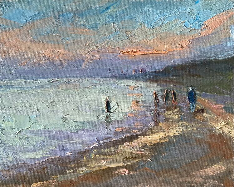 No: 118 Early morning Dunwich Beach