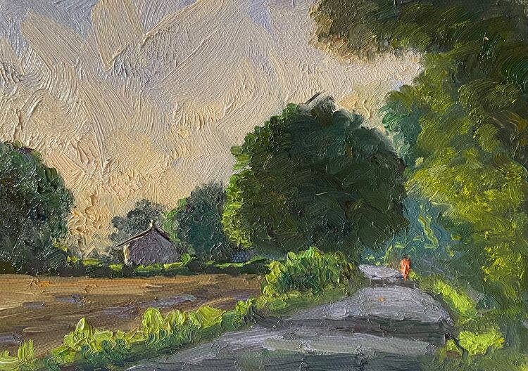 No 161. The lane in Autumn