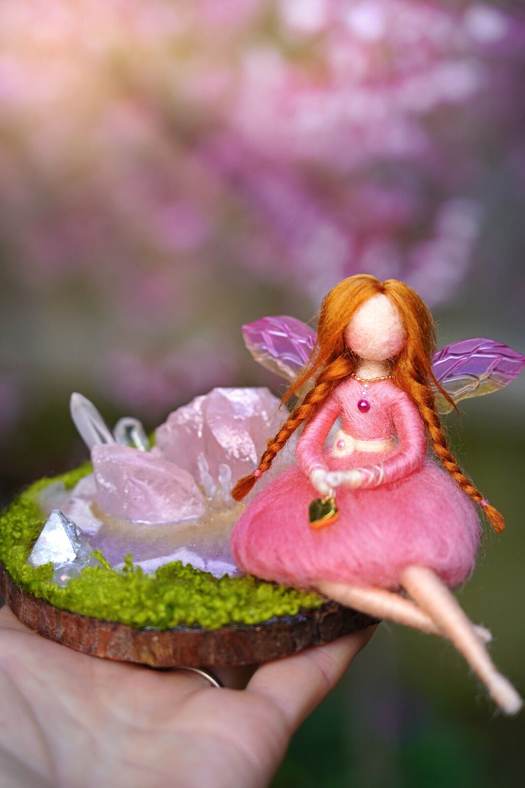 Sakura - Rose quartz fairy
