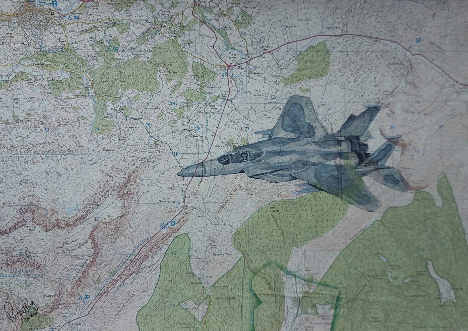 USAF F15 on the Mach Loop