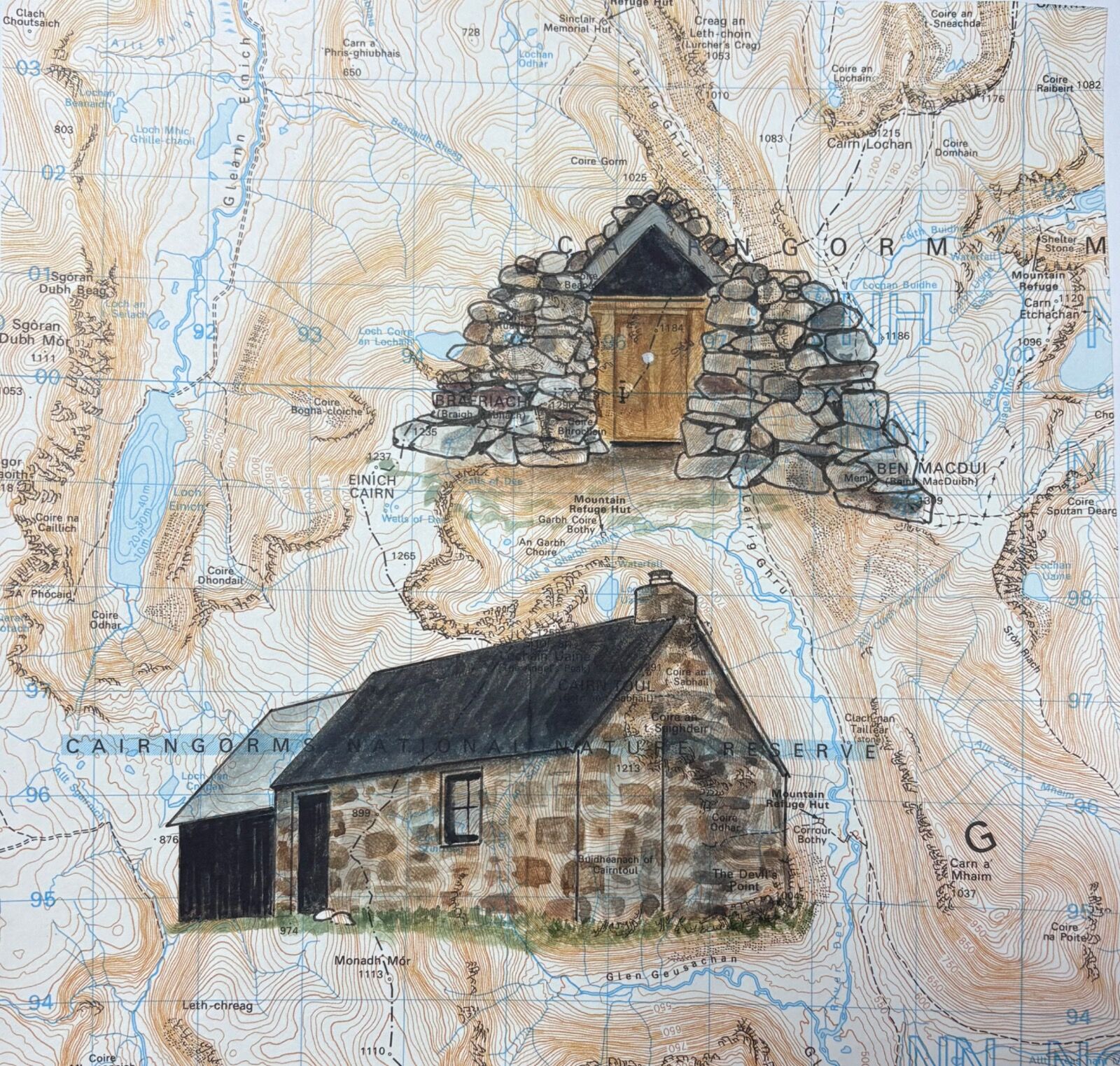Lairig Ghru Bothies - Garbh Coire and Corrour