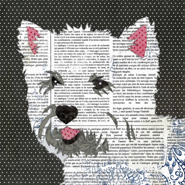 West Highland Terrier - Animal Collage by Clare Thompson