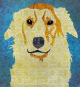 Golden Retriever - Animal Collage by Clare Thompson