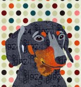 Dachshund - Animal Collage by Clare Thompson
