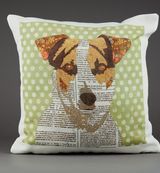 Jack Russell Cushion by Clare Thompson