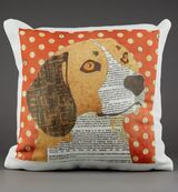 Beagle Cushion by Clare Thompson