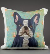 French Bulldog Cushion by Clare Thompson