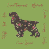 Cocker Spaniel Dog Breed Traits Print