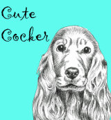 Cute Cocker Spaniel Dog Breed Print by Clare Thompson