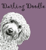 Darling Doodle Labradoodle Dog Breed Print by Clare Thompson