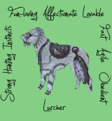 Lurcher Dog Breed Traits Print