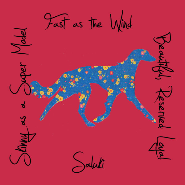Saluki Dog Breed Traits Print