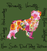 Nova Scotia Duck Tolling Retriever Dog Breed Traits Print
