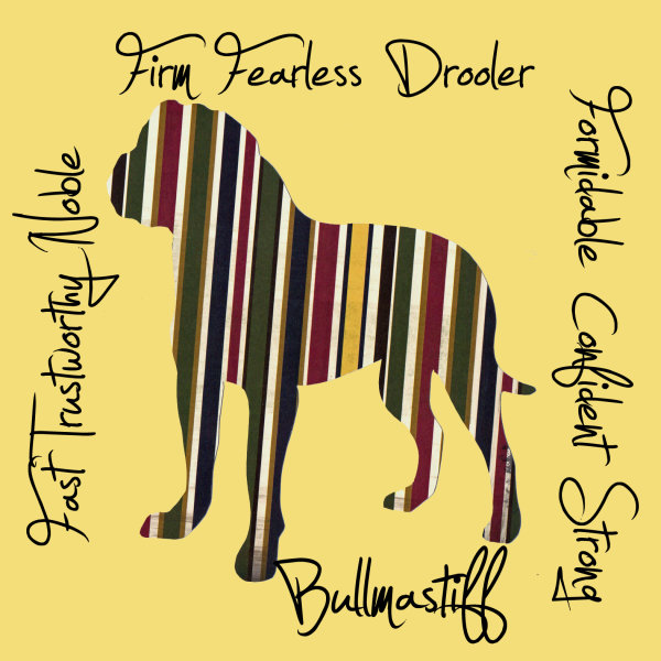 Bullmastiff Dog Breed Traits Print