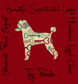 Toy Poodle Dog Breed Traits Print