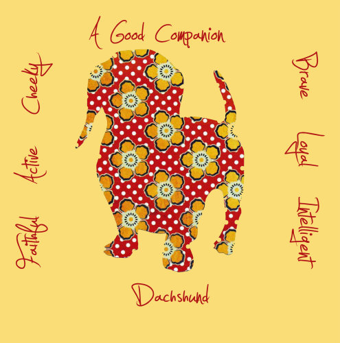 Dachshund Dog Breed Traits Print