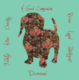 Dachshund Dog Breed Traits Print