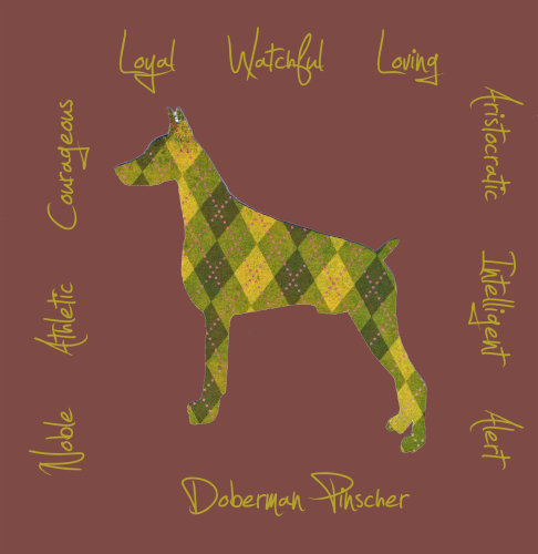 Doberman Pinscher Dog Breed Traits Print