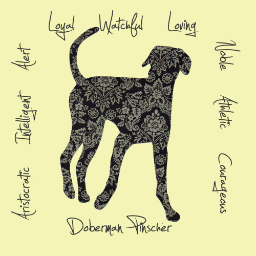 Doberman Pinscher Dog Breed Traits Print