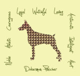 Doberman Pinscher Dog Breed Traits Print