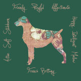 French Brittany Dog Breed Traits Print