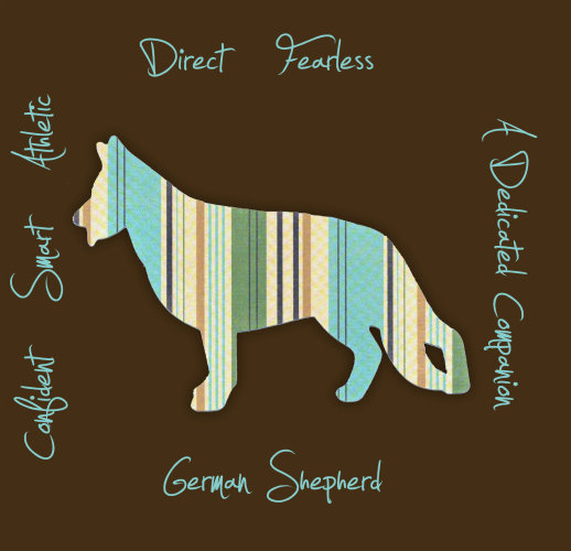 German Shepherd Dog Breed Traits Print