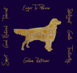 Golden Retriever Dog Breed Traits Print
