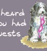 I heard you had guests - Blank Card