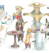 The Airedales - Blank Card