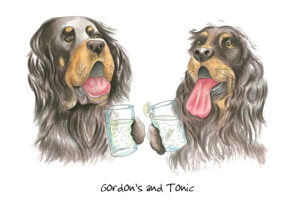 Gordons and Tonic - Blank Card
