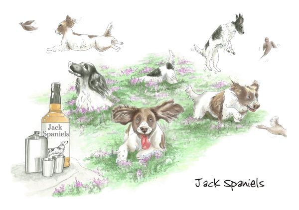 Jack Spaniels - Blank Card