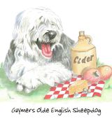 Gaymers Olde English Sheepdog - Blank Card