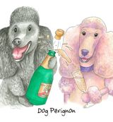 Dog Perignon - Blank Card
