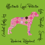 Rhodesian Ridgeback Dog Breed Traits Print