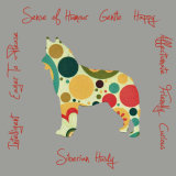 Siberian Husky Dog Breed Traits Print