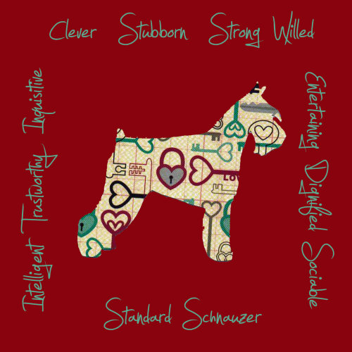 Standard Schnauzer Dog Breed Traits Print