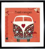 PASSIONWAGEN - VW Camper Collage by Clare Thompson