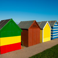 2196-Beach Hut Herne Bay Rastafarian
