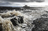 St Cwyfan after the storm.
