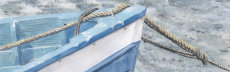 In the harbour at Amble, fine art print