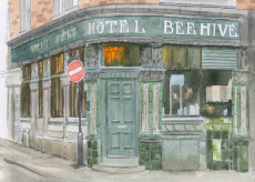 The Beehive hotel, Newcastle upon Tyne. 7X5 inch fine art print