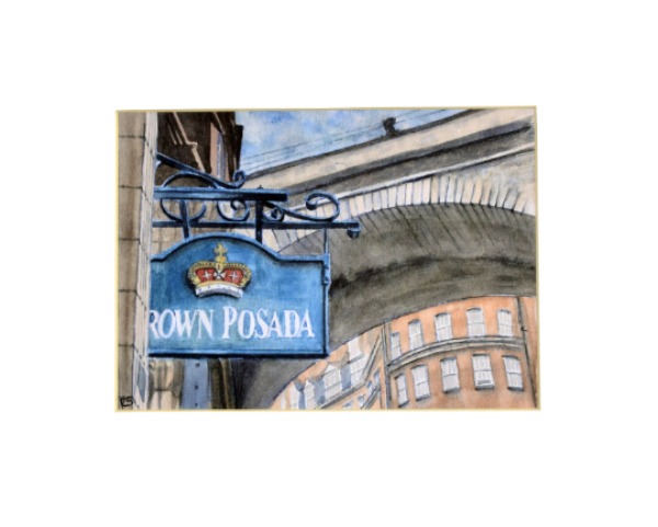 The Crown Posada. A 7X5 inch Giclee art print.